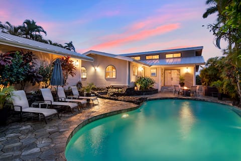 Breezy Pool Oasis 5BR AC Ocean Views 5min to Beach