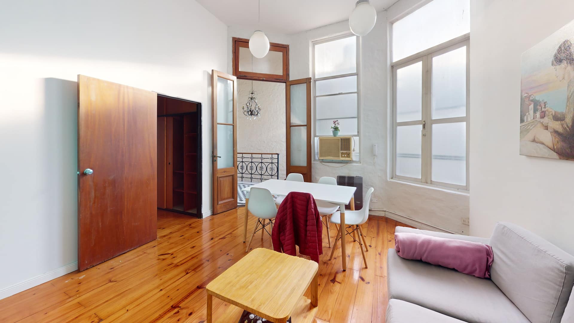 Apartamento de 3 dormitórios no térreo em Palermo