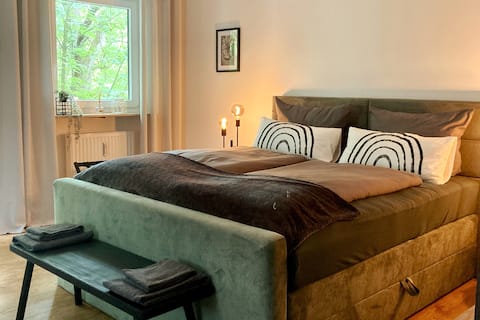 Apartment with a view of the countryside + balcony + garage