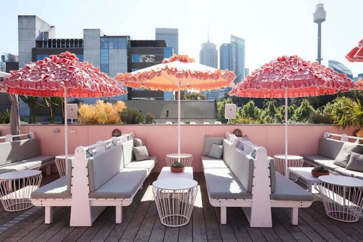 Slims rooftop bar is the perfect spot to enjoy a drink in the sun after a long day of exploring.