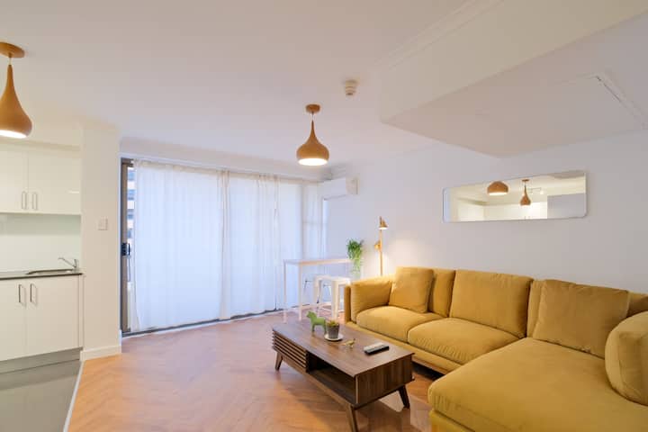 Enjoy a movie or TV-series while kicking back on the super comfortable and spacious couch.