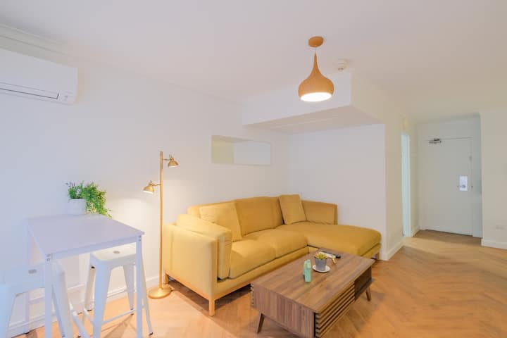 Open and spacious layout with beautiful timber floor boards.