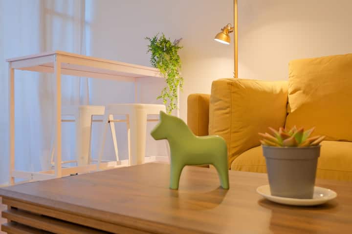 It wouldn't be a Swedish home without a Swedish horse.
