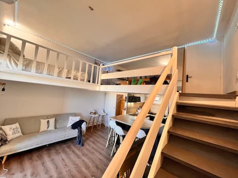 Annonce Airbnb populaire: Apartment and terrace 100 m from the beach à Valras Plage