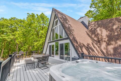 Picturesque views @ The Triple A-Frame
