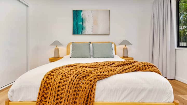 Queen downstairs bedroom with Ensuite