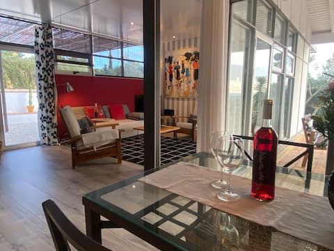 Top Airbnb: LaCasaRoja, Meerblick, Pool+Nature en Vejer De La Frontera