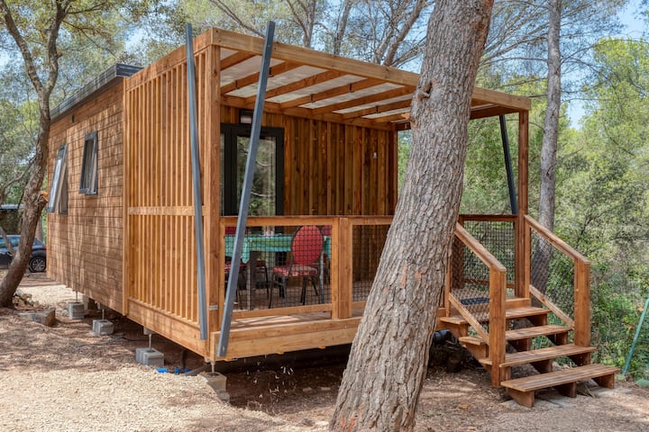 Agréable Chalet En Bois - Camping - Piscine - La Valette-du-Var
