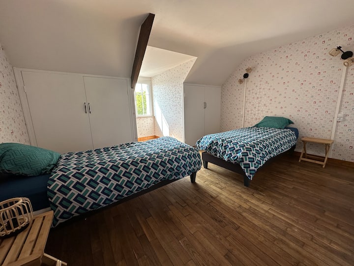 ห้องที่มีเตียงเดี่ยว 2 เตียง 