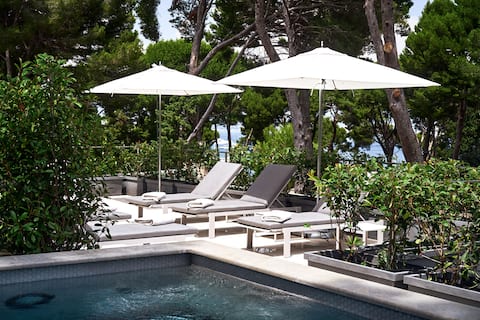 Villa Cap Antibes Sea View 5 BDR - AC/Pool/Parking