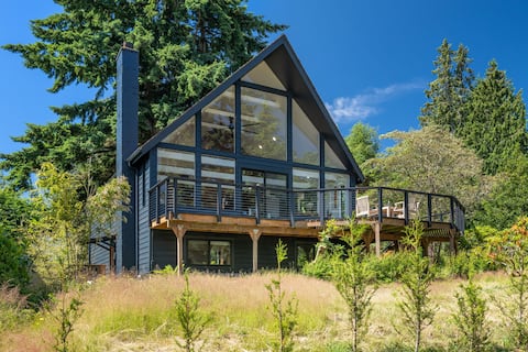 Renovated A-frame water view