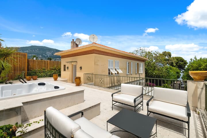 4-bed Villa With Garden And Jacuzzi Near The Sea - Niza