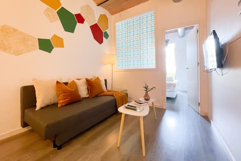 Anuncio de Airbnb popular: Chic 2BR with SagradaFamiliaView en La Sagrada Família