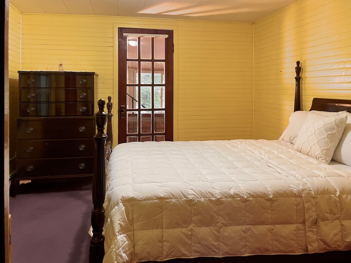 Bedroom #3, full size bed, connects to the screened in porch, 2nd floor