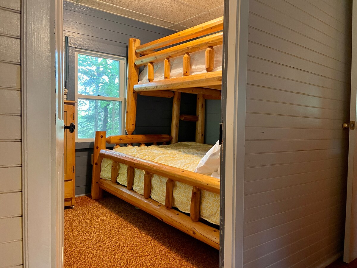 Bedroom #4, bunk beds, full bed on the bottom, single on top. 2nd floor