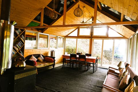 Cob House in Himalayan Orchard 4