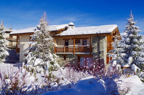 Pierre et Bois Chalet 15 people - Aussois