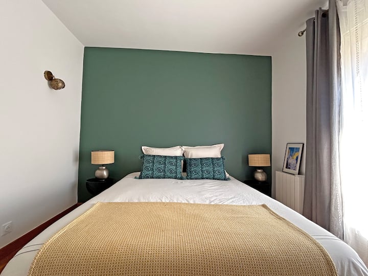 Zelena spavaća soba