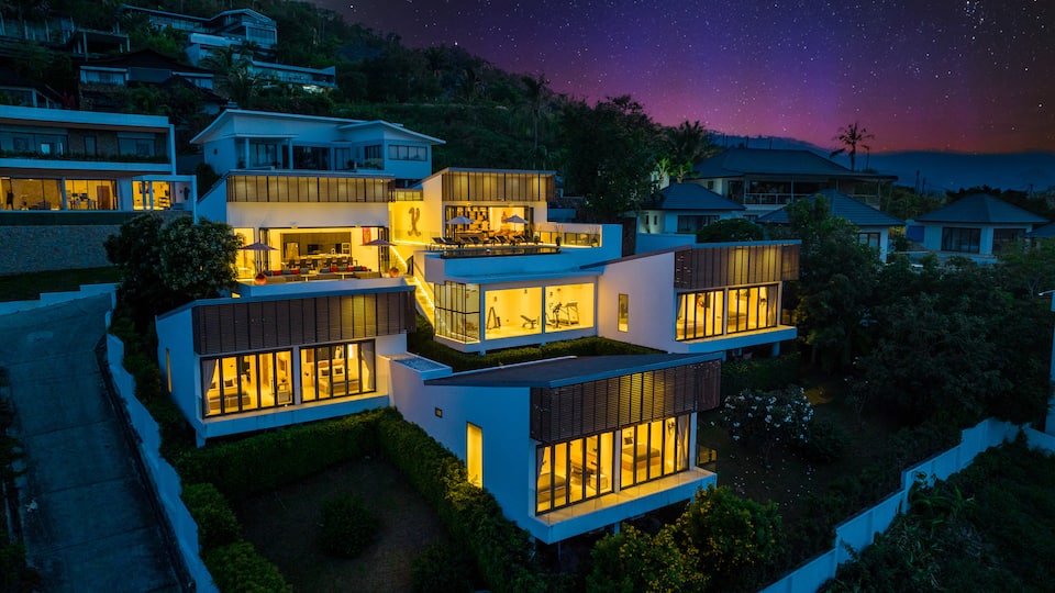 A six-bedroom villa above Bophut, Bophut, Koh Samui, Thailand, photo 8 of 10