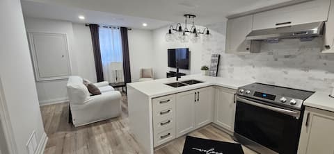 Top performing Airbnb: New Legal Basement Apartment in Brampton