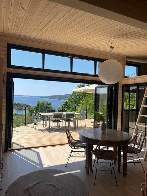 Newly built and undisturbed cabin paradise on Hvitsten