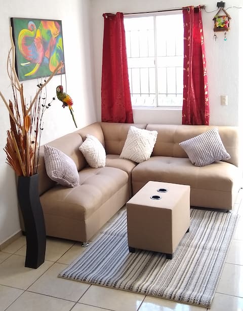 Practical, simple house ready to welcome you.