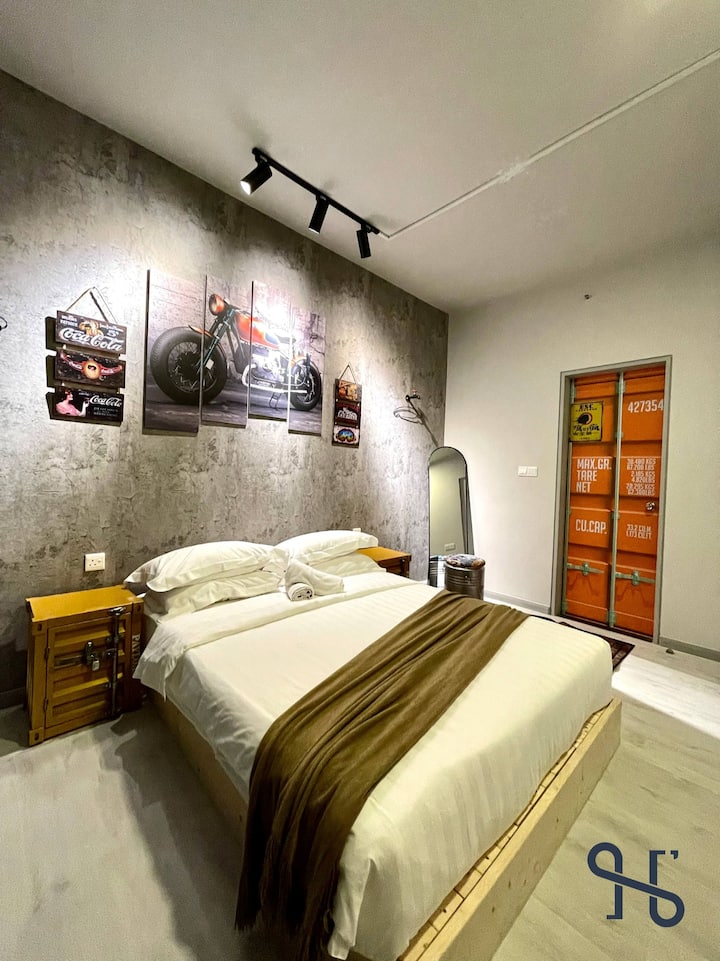 Krevat dopio "queen" me pamje nga deti