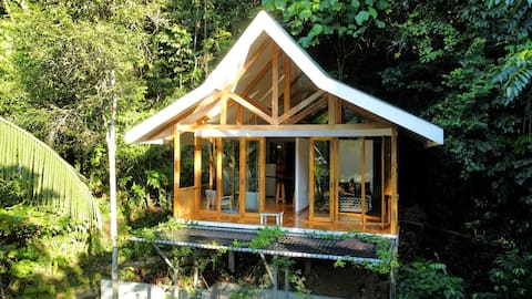 Remote Home near Secret Lagoon with Motorcycle