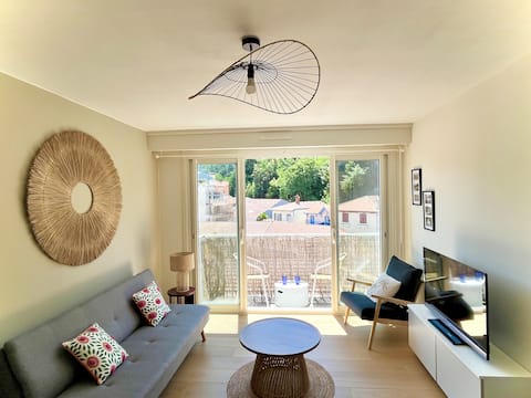 Airbnb performant: Cozy city center apartment, 300 m from the beach à Arcachon