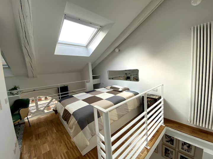 loft: área para dormir