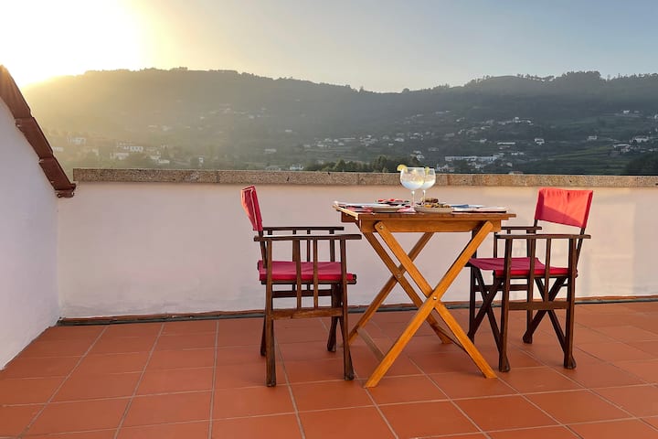 Terraza de uso exclusivo para la habitación superior.