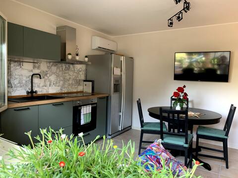 Your beach house with a garden