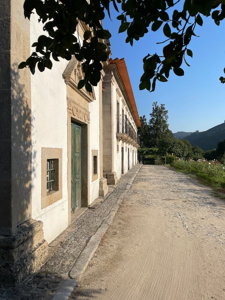 Fachada de la casa.