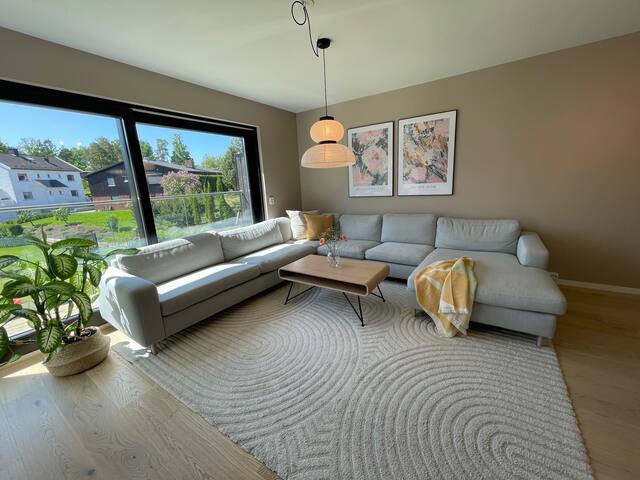 Moderne hjem i rolige og grønne omgivelser i Oslo