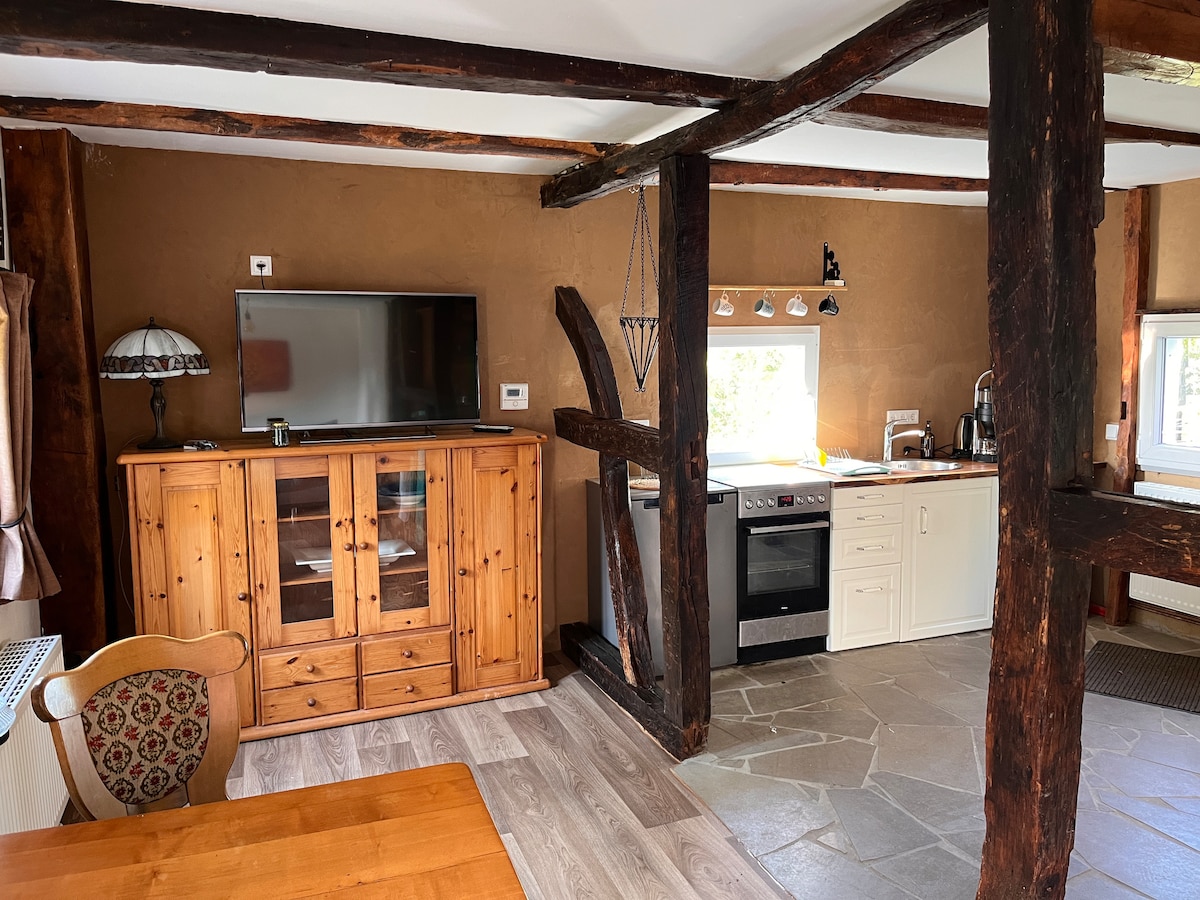 客厅和开放式厨房