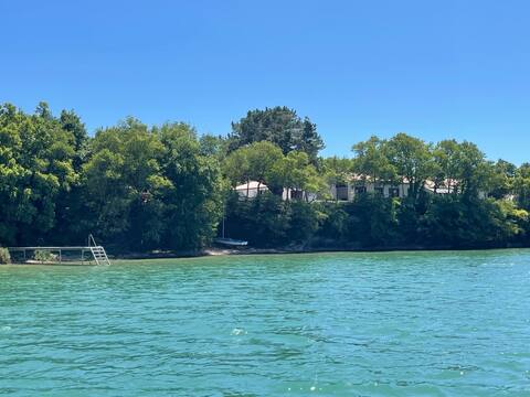 House on a sea river