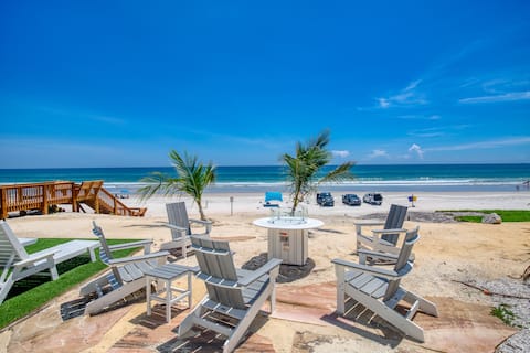 A1A Oceanfront Beach House Retreat w/Hot Tub