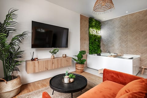 O'Spa Zen Jacuzzi-Sauna-Terrasse