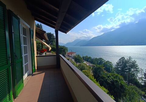 Breathtaking view of lake como