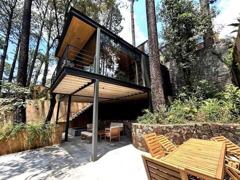 Cabin Roble Boutique in Avándaro, Valle de Bravo