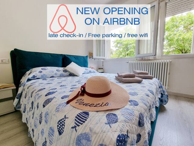 [Venice Apartment 10 min in Tram] – Free Parking