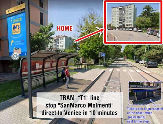 [Venice Apartment 10 min in Tram] – Free Parking gallery image 5