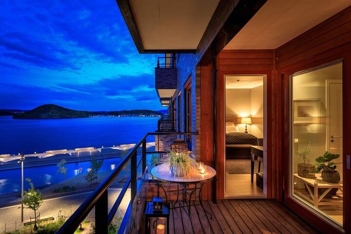 Eksklusiv leilighet ytterst på Sørenga