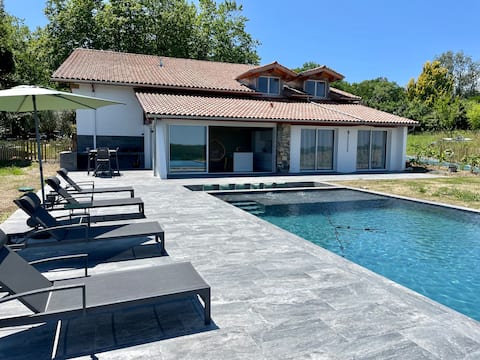 Renovated sheepfold with heated pool