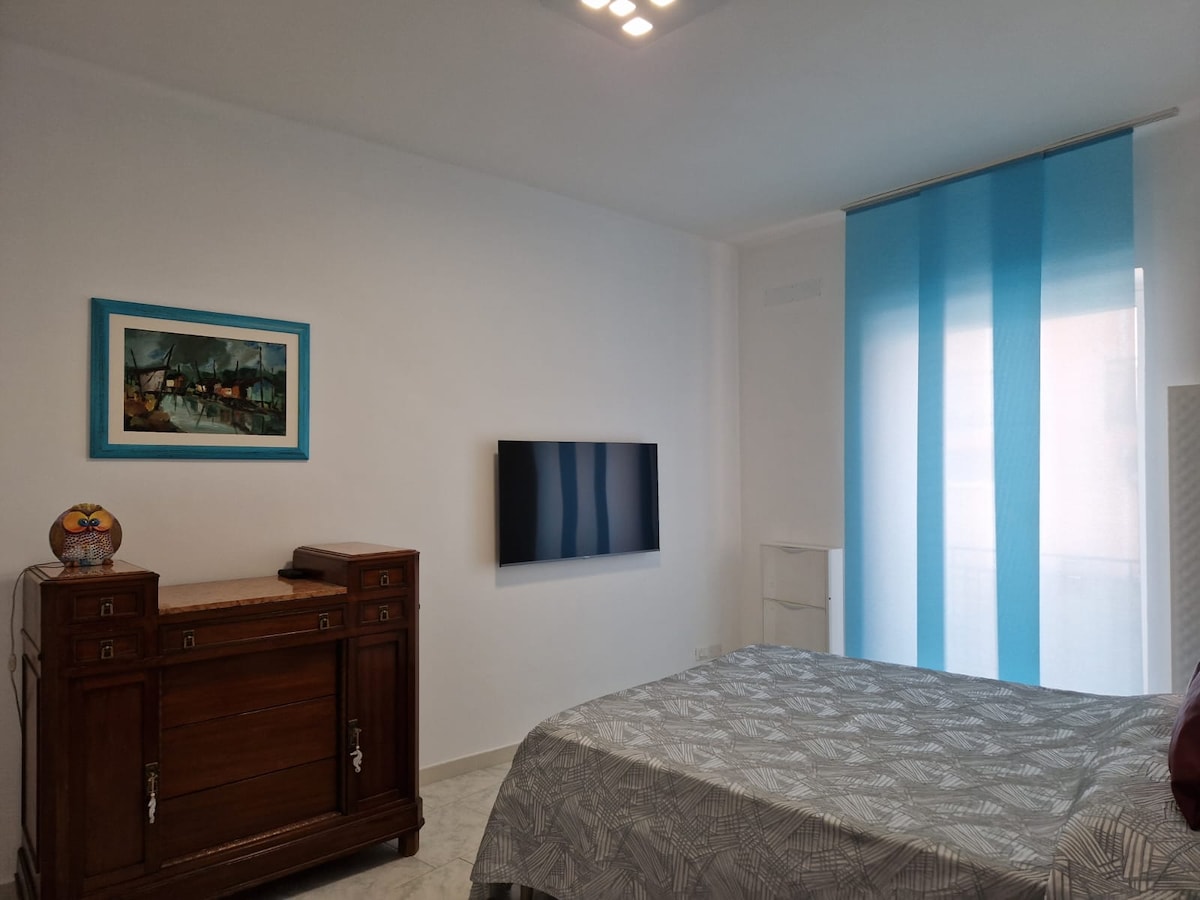 双人房和单人床。电视50英寸，双人衣橱。
恒温器控制恒温器