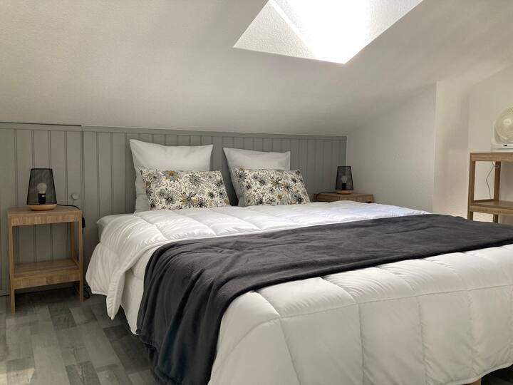 Iluminado tamaño queen