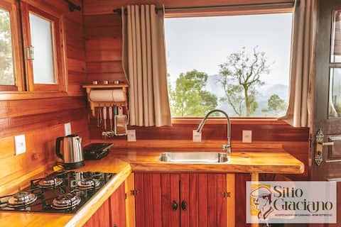 Top Airbnb: Sítio Graciano: Cabana Cedro em Bom Retiro