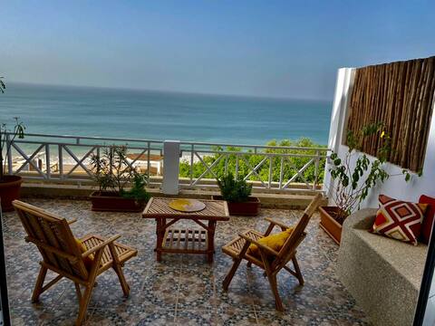 Villa d 'O, cozy host studio - ocean view