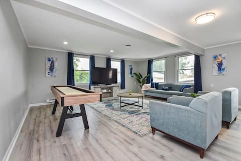 Escape w/ Game Room near Sports Complex