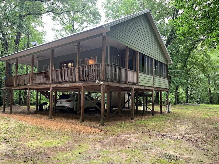 Cypress Island on the Bogue Chitto River Cabins for Rent in Summit